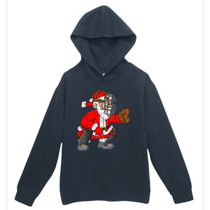 Christmas Santa Claus Baseball Catcher Xmas Urban Pullover Hoodie