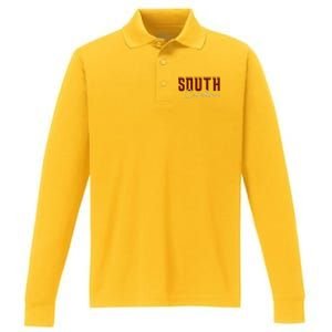 Classic South Carolina Souvenir Performance Long Sleeve Polo