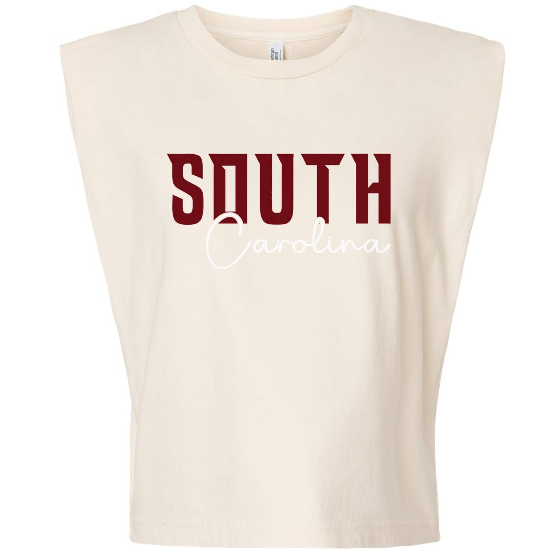 Classic South Carolina Souvenir Garment-Dyed Women's Muscle Tee