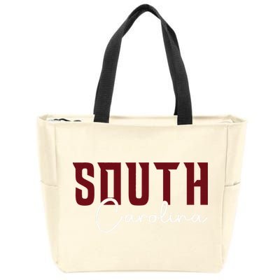 Classic South Carolina Souvenir Zip Tote Bag