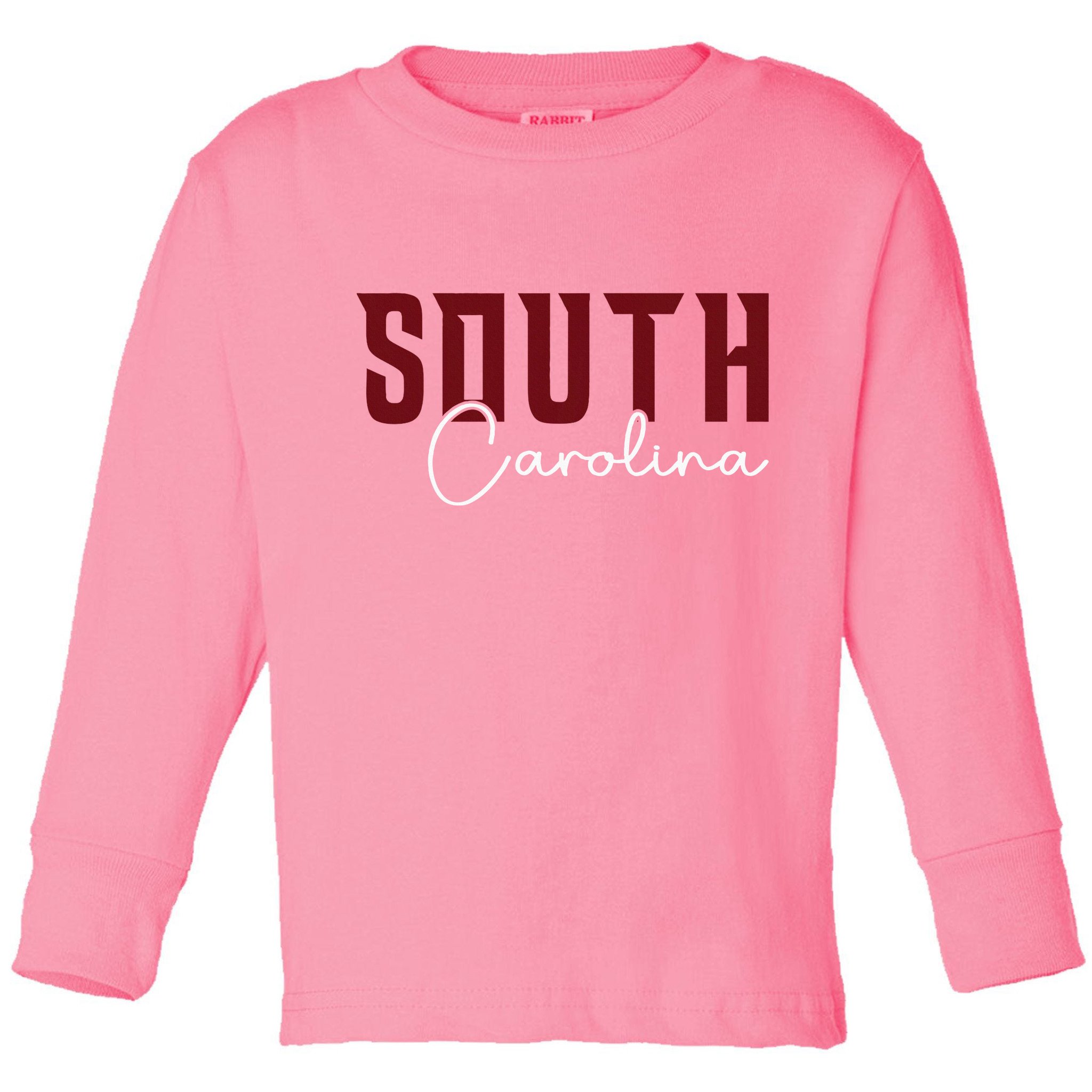 Classic South Carolina Souvenir Toddler Long Sleeve Shirt
