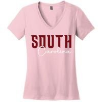 Classic South Carolina Souvenir Women's V-Neck T-Shirt