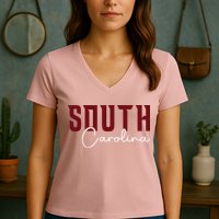 Classic South Carolina Souvenir Women's V-Neck T-Shirt