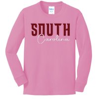 Classic South Carolina Souvenir Kids Long Sleeve Shirt