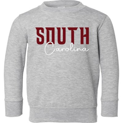 Classic South Carolina Souvenir Toddler Sweatshirt
