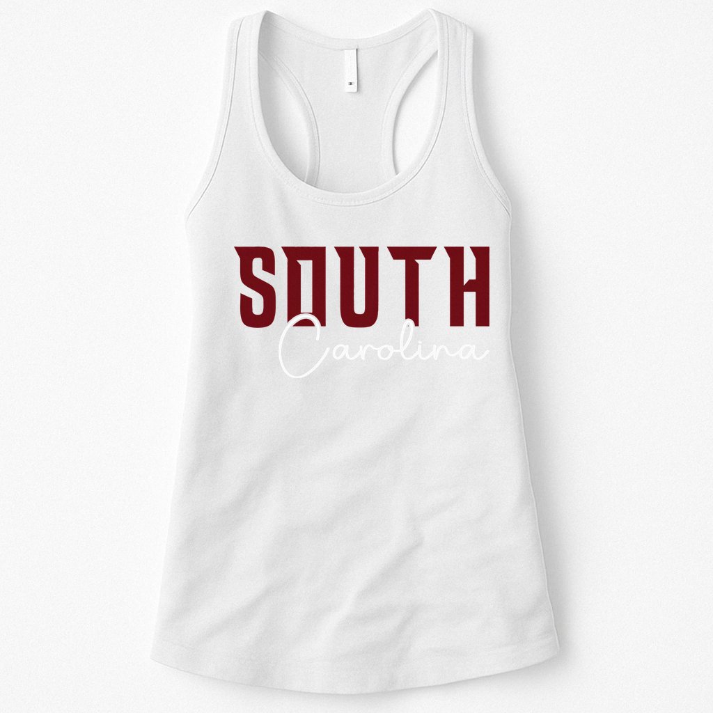 Classic South Carolina Souvenir Womens Tank Top