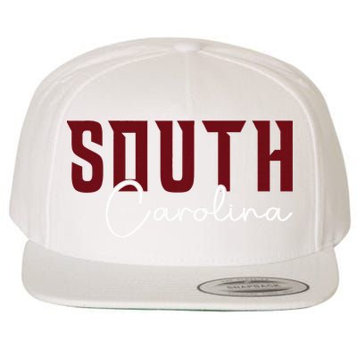 Classic South Carolina Souvenir Wool Snapback Cap