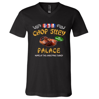 Christmas Story Chop Suey Palace V-Neck T-Shirt