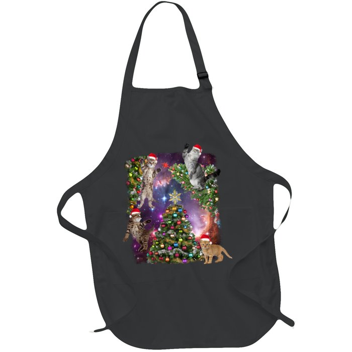 Christmas Space Cats Apron
