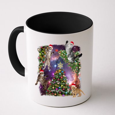 Christmas Space Cats Mug