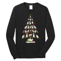 Cute Siamese Cats Tree Merry Christmas Cat Lover Gift Long Sleeve Shirt