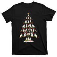 Cute Siamese Cats Tree Merry Christmas Cat Lover Gift T-Shirt