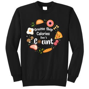 Cruise Ship Calories Don't Count Food Donut Egg Sweatshirt