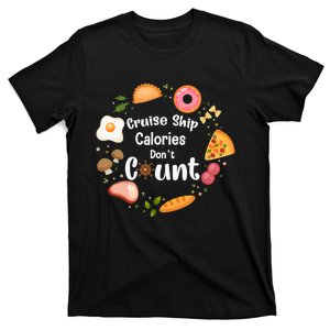 Cruise Ship Calories Don't Count Food Donut Egg T-Shirt