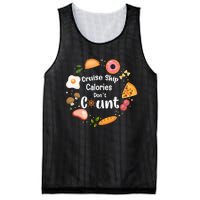 Cruise Ship Calories Don't Count Food Donut Egg Mesh Reversible Basketball Jersey Tank