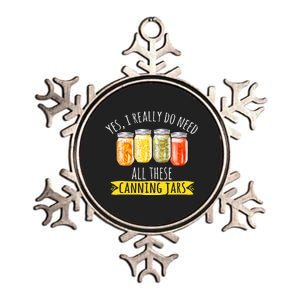 Canning Season Canning Jars Pickling Preserving Metallic Star Ornament