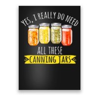 Canning Season Canning Jars Pickling Preserving Poster