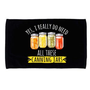 Canning Season Canning Jars Pickling Preserving Microfiber Hand Towel