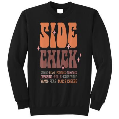 Cute Side Chick Soul Food for Vegan Vegetarian Thanksgiving Sweatshirt