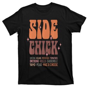 Cute Side Chick Soul Food for Vegan Vegetarian Thanksgiving T-Shirt