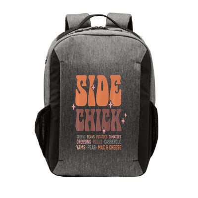 Cute Side Chick Soul Food for Vegan Vegetarian Thanksgiving Vector Backpack