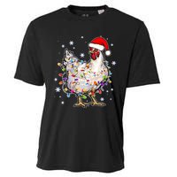 Christmas Santa Chicken Cooling Performance Crew T-Shirt