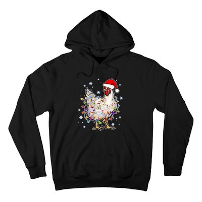 Christmas Santa Chicken Hoodie