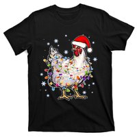 Christmas Santa Chicken T-Shirt