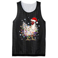 Christmas Santa Chicken Mesh Reversible Basketball Jersey Tank