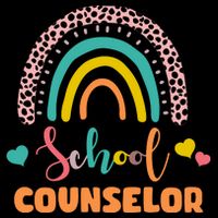 Cute School Counselor Rainbow Cooling Performance Crew T-Shirt