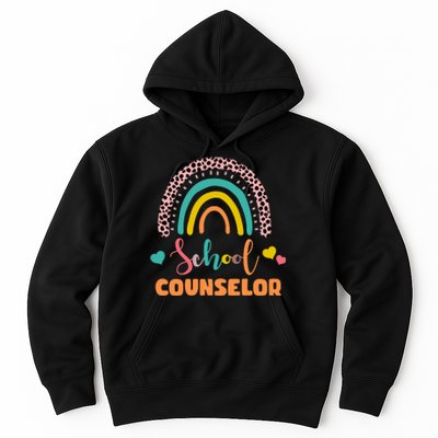 Cute School Counselor Rainbow Hoodie