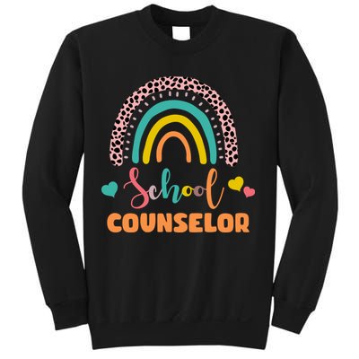 Cute School Counselor Rainbow Sweatshirt