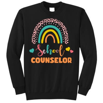 Cute School Counselor Rainbow Sweatshirt