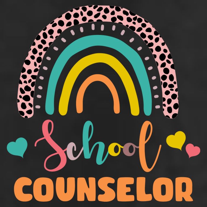Cute School Counselor Rainbow 11oz C Handle Ceramic Mug