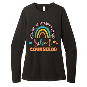 Cute School Counselor Rainbow Womens CVC Long Sleeve Shirt