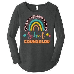 Cute School Counselor Rainbow Women's Perfect Tri Tunic Long Sleeve Shirt