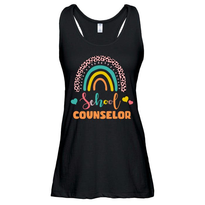 Cute School Counselor Rainbow Ladies Essential Flowy Tank