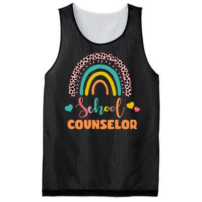 Cute School Counselor Rainbow Mesh Reversible Basketball Jersey Tank