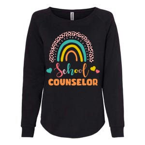 Cute School Counselor Rainbow Womens California Wash Sweatshirt