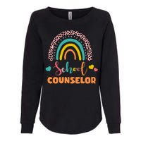 Cute School Counselor Rainbow Womens California Wash Sweatshirt