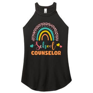 Cute School Counselor Rainbow Women's Perfect Tri Rocker Tank