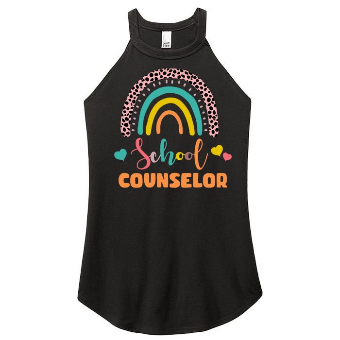 Cute School Counselor Rainbow Women's Perfect Tri Rocker Tank