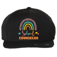 Cute School Counselor Rainbow Wool Snapback Cap