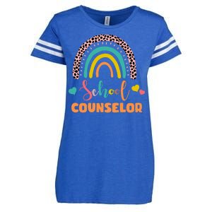 Cute School Counselor Rainbow Enza Ladies Jersey Football T-Shirt