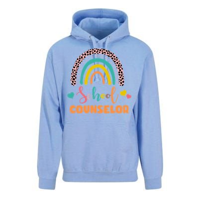 Cute School Counselor Rainbow Unisex Surf Hoodie