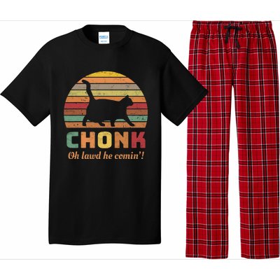 Chonk Scale Cat Meme Chonk Cat Pajama Set