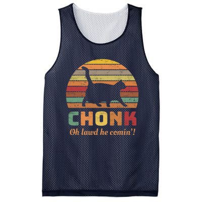 Chonk Scale Cat Meme Chonk Cat Mesh Reversible Basketball Jersey Tank