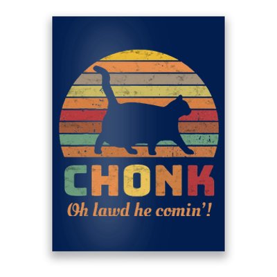 Chonk Scale Cat Meme Chonk Cat Poster