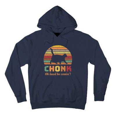 Chonk Scale Cat Meme Chonk Cat Tall Hoodie