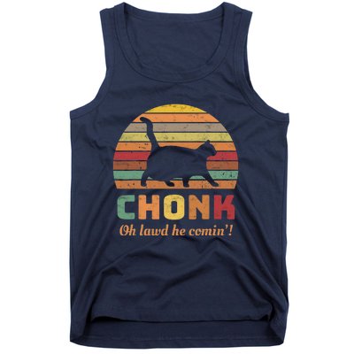 Chonk Scale Cat Meme Chonk Cat Tank Top